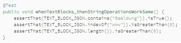 Code – Funktionen der Klasse String in Java SE 13