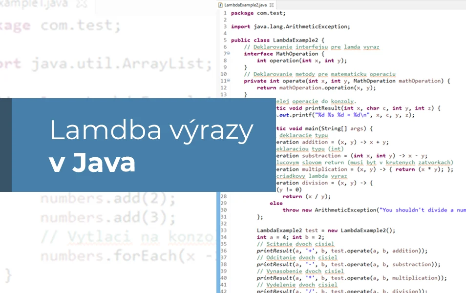 Lambda expressions in Java