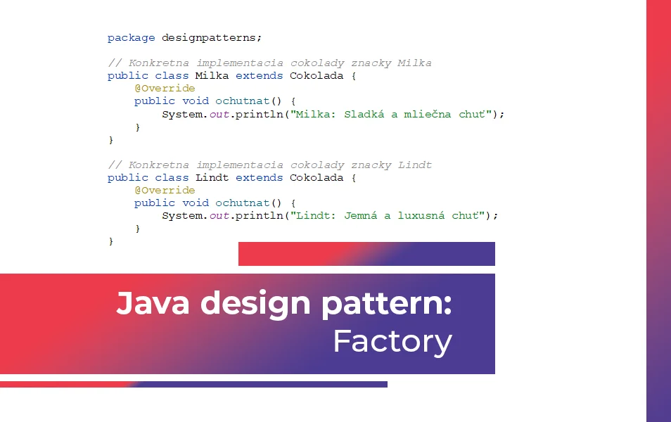 Java design pattern: Factory