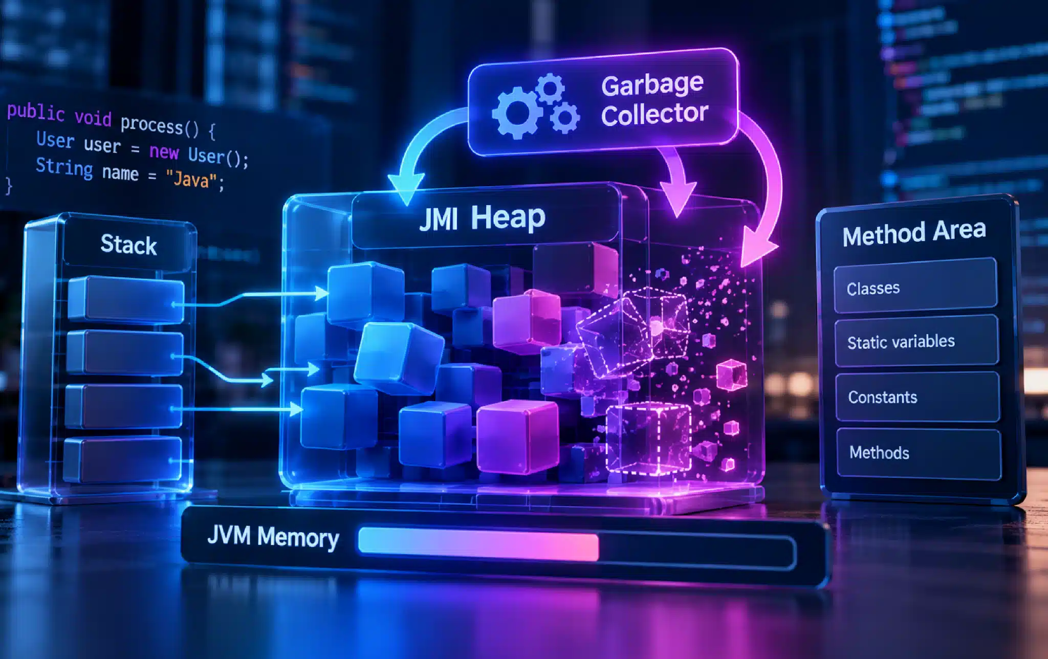 Java memory management, správa pamäte