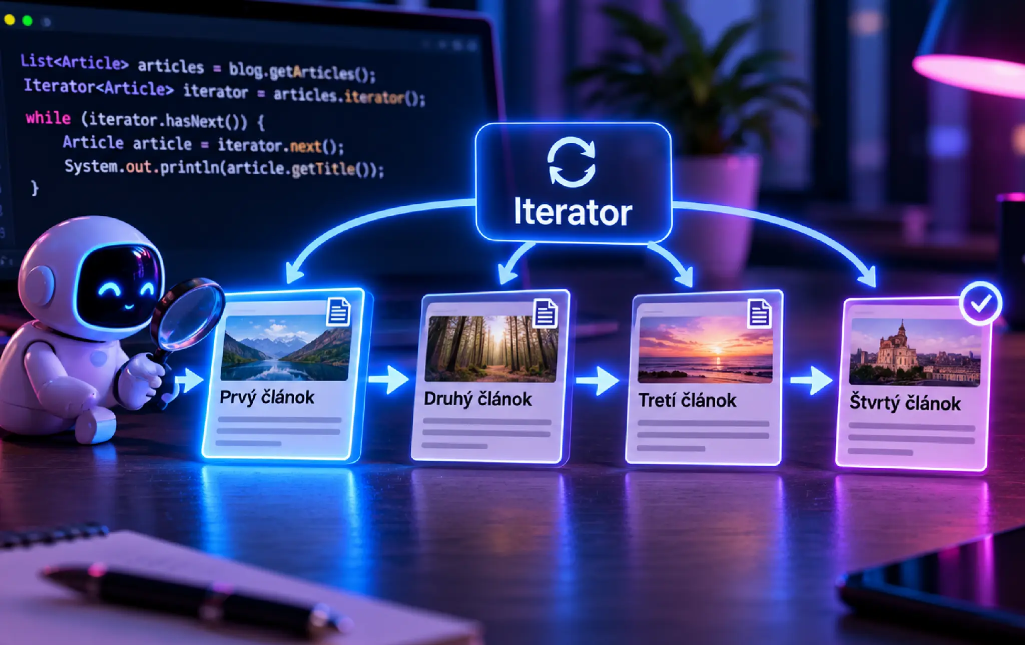 Návrhové vzory Java: Iterator (design pattern)