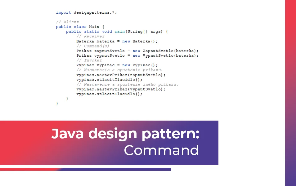 Java design pattern Command