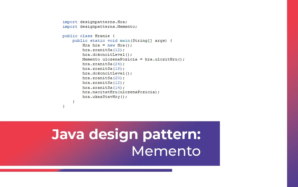 Java-Entwurfsmuster: Memento (design pattern)