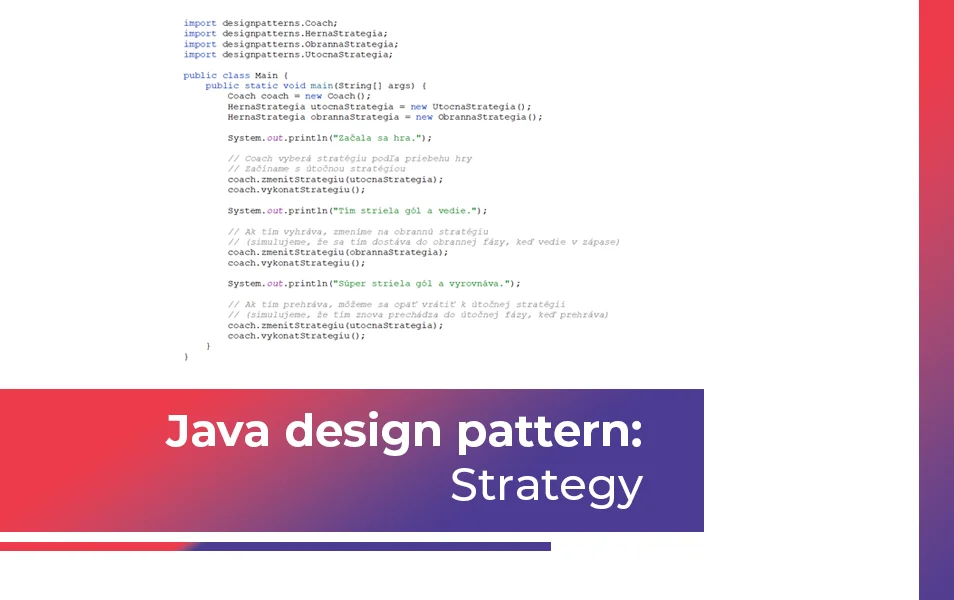 Java design pattern Strategy