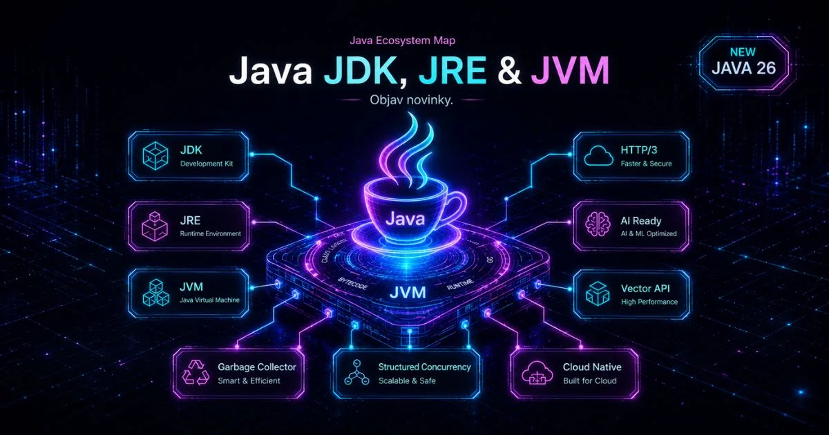 Java JDK verzie: Prehľad LTS vs SE, zmeny a novinky v Java 26